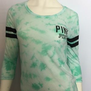 Victoria Secret VS pink shirt tie dye